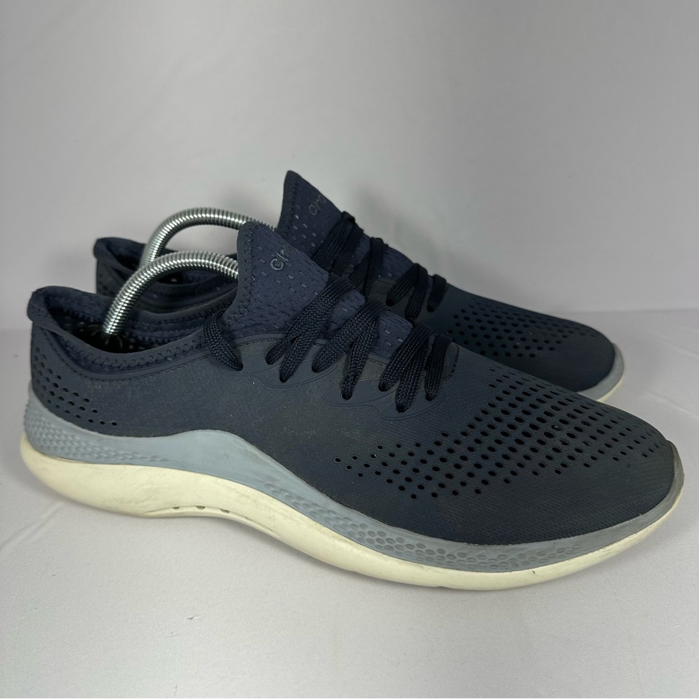 Crocs Mens Size 10 Shoes Lace Up Waterproof Navy Blue‎